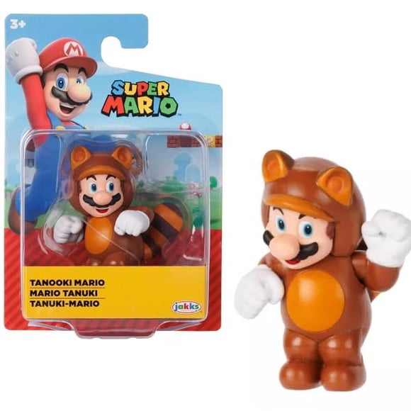 Figura de Acción Tanooki Mario JAKKS Pacific 6.5 cm