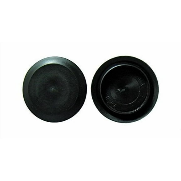 2 1/2" 2.5 inch Flush Mount Black Plastic Body and Sheet Metal Hole Plug Qty 5