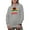Heather Grey, variant on Retro I'll Be in My Office, Auto Mechanic or Car Enthusiast Garage, Sand Hooded Sweatshirt or Hoodie, Small
