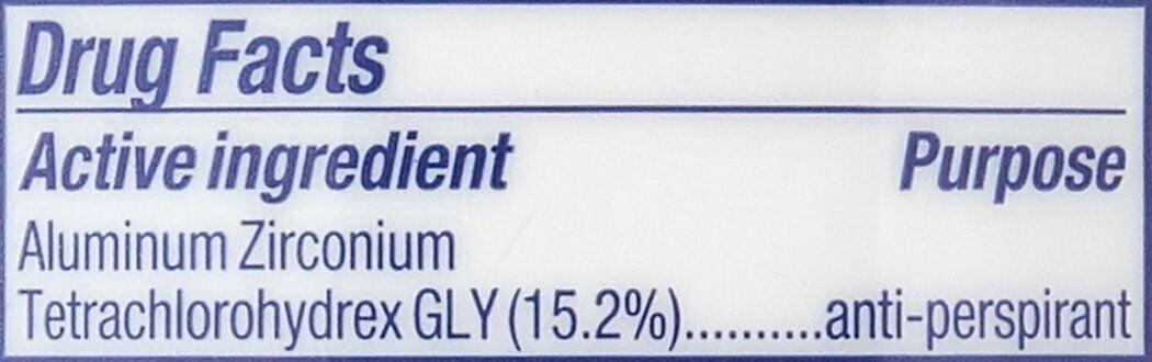 Dove Powder Invisible Solid Antiperspirant Deodorant 2.6 oz, Pack of 4