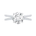 thumbnail image 5 of Rosec Jewels Lab Diamond Solitaire Ring 2 Ct - Classic Engagement Ring - 8 mm - EF-VS Grade, 14K White Gold, US 12.50, 5 of 9