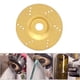 thumbnail image 3 of Disco de amolar con revestimiento de diamante de 4" convexo para ángulos con agujero dorado, 3 of 9