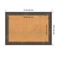 thumbnail image 5 of Amanti Art Natural Cork Board Wood Framed Dappled Light Bronze Bulletin Board 41 in. x 29 in., 5 of 8