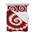 thumbnail image 7 of Red Ombre Twin Size Down Alternative Comforter, Lightweight Comforter Quilt Bedding Set with Pillow Shams Farmhouse Chic Tie Dye Abstract Retro Art All Seasons Bed Comforter Duvet Insert 68"x86", 7 of 7