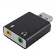 thumbnail image 3 of 2 tarjetas de sonido USB de aleación de aluminio de 7.1 canales, tarjeta de sonido externa para computadora, tarjeta de sonido USB 7.1, tarjeta de sonido analógica, 3 of 8