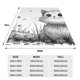 thumbnail image 3 of Balery Cute Cat Meadow Sketch Manta de Felpa Suave y Acogedora – Cobija de Franela Aterciopelada para Cama, Lavable y Cálida para Sofá, Mascotas, Transpirable-40"x30", 3 of 7
