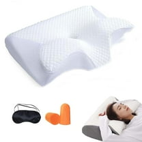 Restora Pillow, Restora Cervical Pillow, Sleep Restora Pillows, 2-in-1 Orthopedic Memory Foam Cervical Pillow for Neck Pain Relief