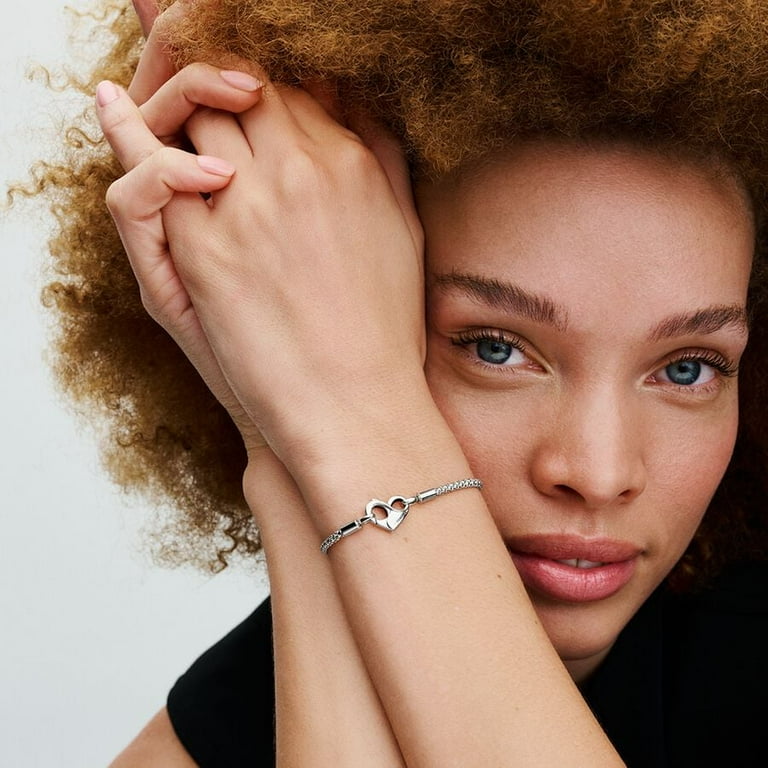 アクセサリー PANDORA Studded Chain Bracelet Pandora Moments Studded Chain Bracelet - Walmart.com