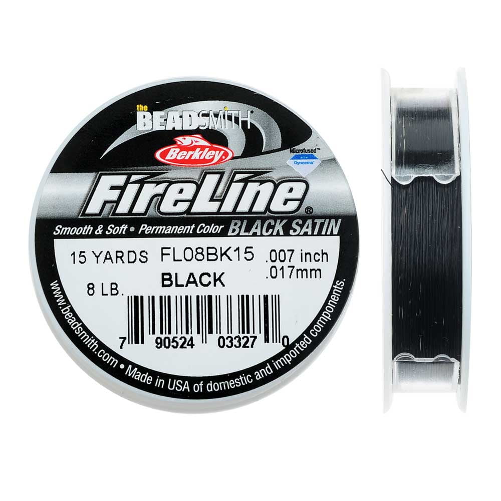 FireLine Braided Beading Thread, 8lb Test Weight and .007" Thick, 15