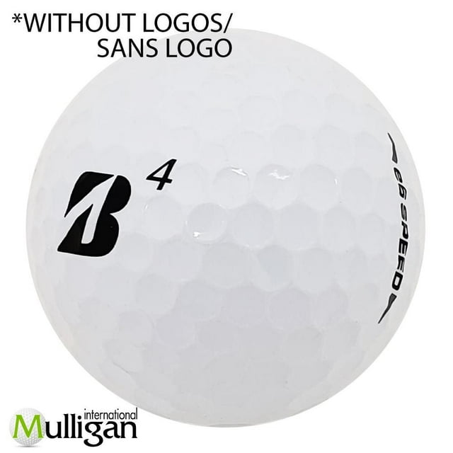 Mulligan - 48 Bridgestone e6 Speed 5A Pristine Recycled Used Golf Balls, White