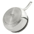 thumbnail image 3 of BergHOFF Belly Shape 18/10 Stainless Steel 8" Sauce Pan with Glass Lid, 3.2qt., 3 of 5