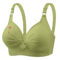 thumbnail image 5 of Wiyuqeen Bras for Women No Underwire Pink Ribbon Supportive Everyday Bras Plus Size Full Coverage Push Up Bralettes, 5 of 5