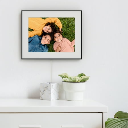 Aura Home - Walden Matted Ink 15" Digital WiFi Frame - Matted Ink