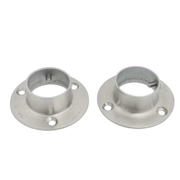 Unique Bargains Home Stainless Steel Closet Pole Socket Rod Flange 1" w
