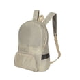 thumbnail image 2 of Spencer Backpack Purse for Women Men, Waterproof Foldable Backpacks Casual Packable Shoulder Bags Travel Hiking Cycling Daypack, Beige, 2 of 9