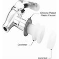 thumbnail image 5 of ZYLER- Spigot For Beverage Dispenser, 2 Pack Drink Dispenser Silver, 5 of 6