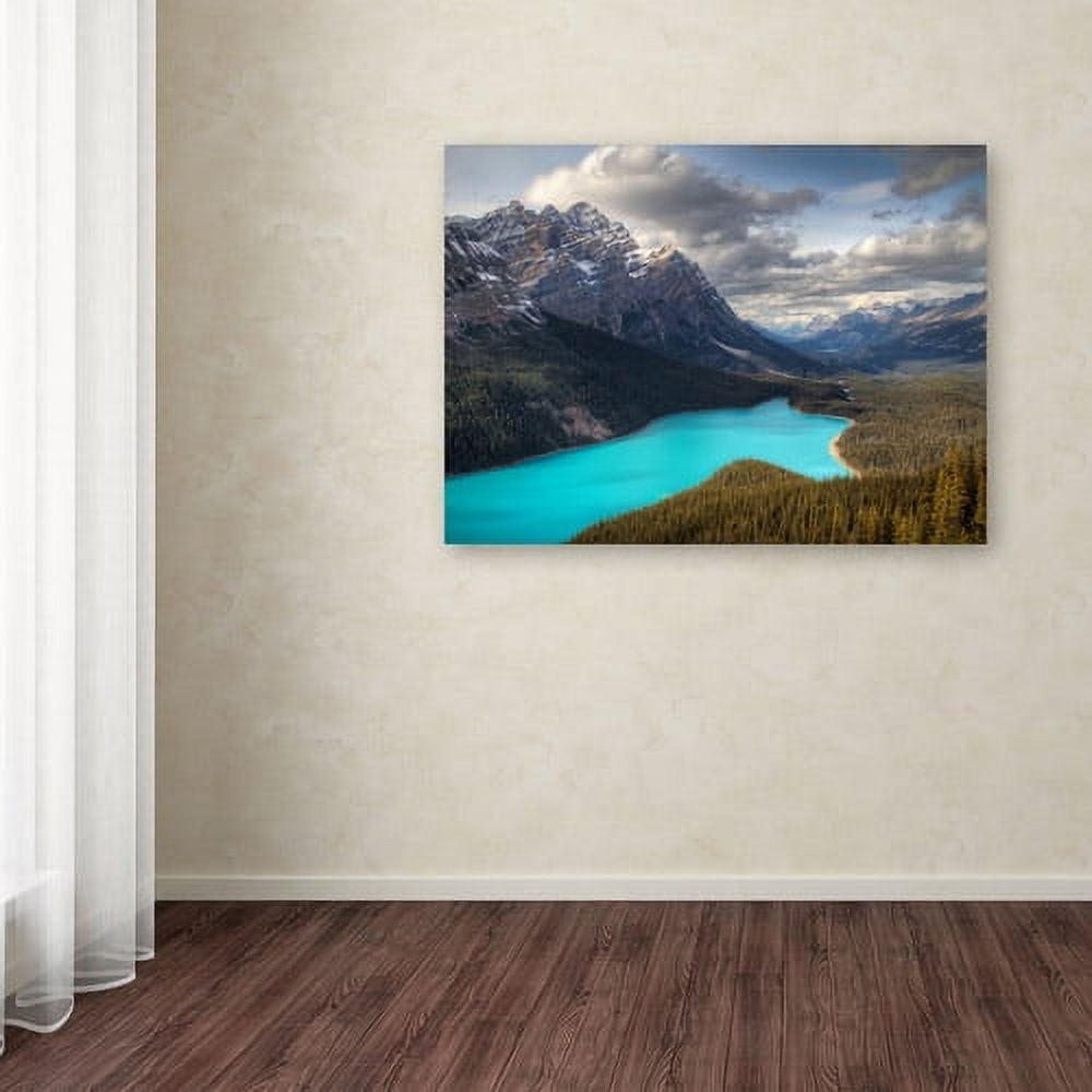 Trademark Fine Art "Peyto Lake" Canvas Art by Pierre Leclerc