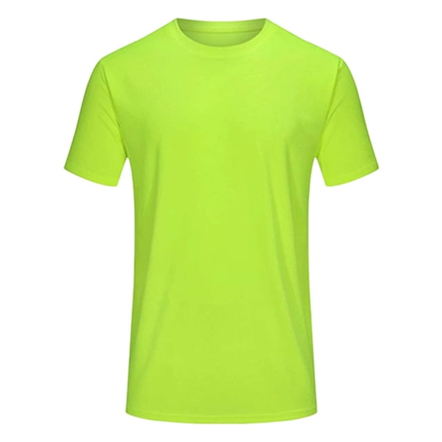 Boys Ice Cool Crew Neck Short Sleeve T-Shirts, Lightweight Breathable Kids Athletic Tops