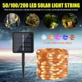 thumbnail image 2 of CAROOTU 50/100/200 Led Solar Power Fairy Light String Lamp Party Xmas Decor Garden Outdoor Light, 2 of 7