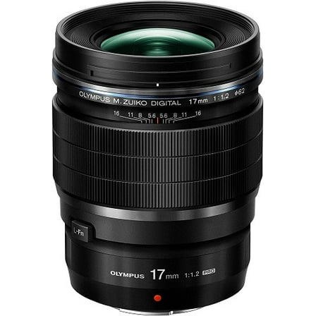 Olympus M.Zuiko Digital ED 17mm F1.2 PRO Lens, for Micro Four Thirds Cameras