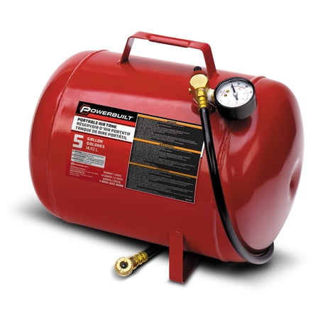 Powerbuilt 5 Gallon Portable Shop Air Tank - 647011