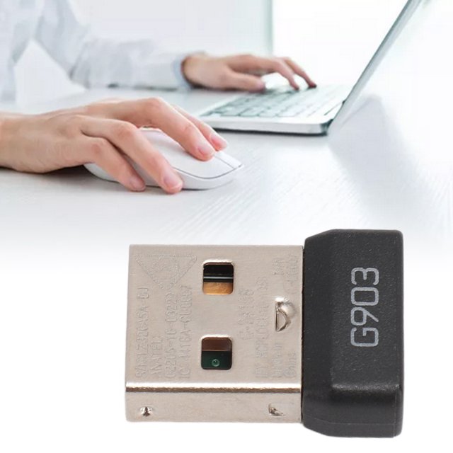 Receptor USB ANGGREK Adaptador Receptor De Ratón Dongle USB Inalámbrico 2.4G Para GPW G903
