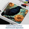 thumbnail image 6 of Crow Desk Pad Mousepad, Square 8.3x9.8 Inch Non-Slip Rubber Bottom Printed Desk Mat, Suitable for Office and Gaming, 6 of 6