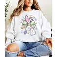 thumbnail image 6 of Easter Nurse Sweatshirt for Women - Cute Bunny Bow Stethoscope Graphic Tee White Sweatshirt Adult Small, 6 of 7