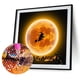 thumbnail image 5 of Cuadros Decorativos Halloween redondo completo 5D DIY diamante pintura bordado pared arte Kit decoración del hogar, 5 of 9