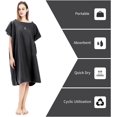 thumbnail image 3 of Beach Poncho Quick Drying Cape Double Side Velvet Swimming Beach Towel Bathrobe With Hood, 3 of 4