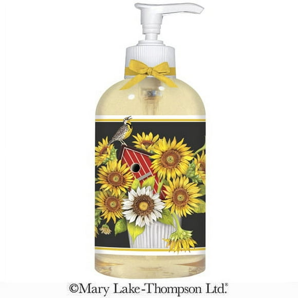 Mary Lake Thompson Sunflower Bike Basket Liquid Soap 12oz