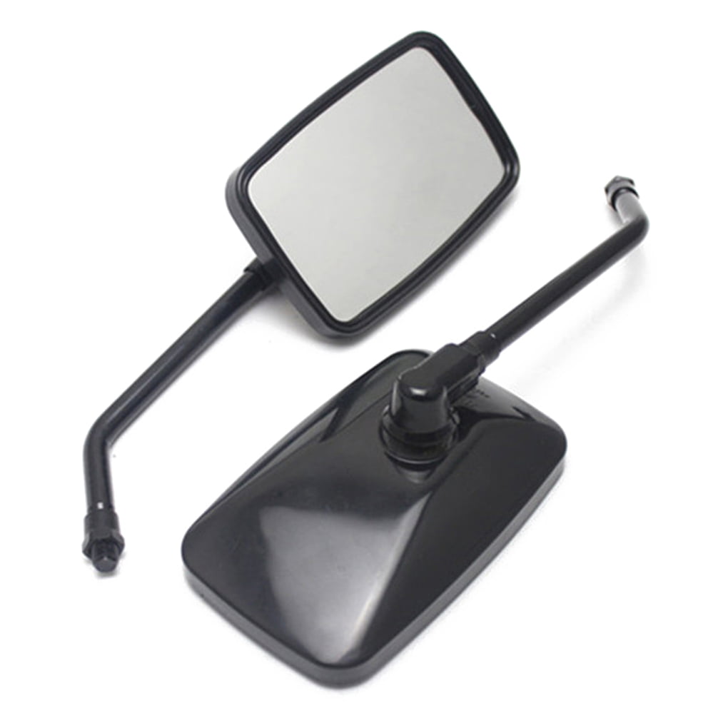 A Pair Motorcycle Rearview Side Mirrors Black Motorbike Modification Accessories 