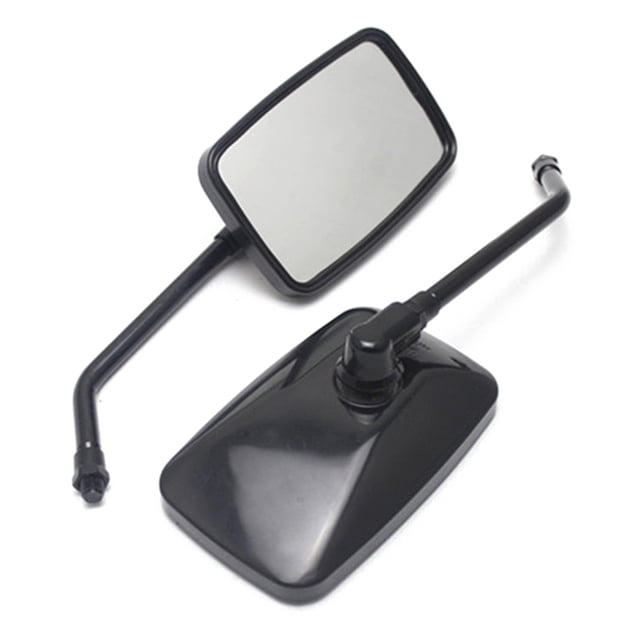 Kenally 1 par de accesorios de espejo cuadrado Simple, espejo retrovisor, accesorios de modificación profesional, pieza de modificación para de Accesorios para motos Negro Kenally VI002059-02B