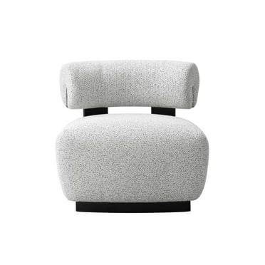 Manhattan Comfort Bartow Accent Chair with Solid Wood Base in Multi-Color