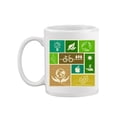 thumbnail image 1 of Retro Labels With Ecology Icons Mug Unisex's -Image by Shutterstock, 1 of 4