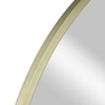 thumbnail image 3 of Hometrends Wall Mirror, 25.67x45.75" Brushed Gold, 3 of 5