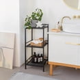 thumbnail image 2 of 3-Tier Heavy Duty Metal Shelving Unit, Black Wire Storage Rack Standing Shelf Organizer for Kitchen, Pantry, Living Room & Garage, 2 of 4