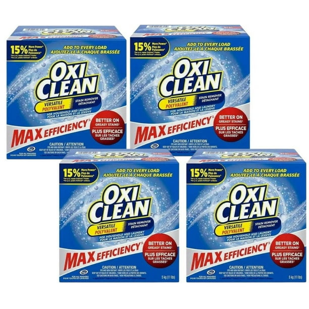 OxiClean Max Efficiency Stain Remover ChlorineFree 5 kg(4/Case) Walmart.ca