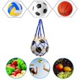 thumbnail image 2 of Naiovety Bolsa de malla para transportar pelotas, 2 piezas, para fútbol, voleibol, baloncesto, fútbol, red de transporte, bolsillo Deportes y aire libre, 2 of 6