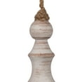 thumbnail image 2 of Vickerman JE222113 12 in. White Washed Turned Wood Finial Ornament, 2 of 3