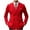 Red, variant on Blazers for Men Long Sleeve Double Breasted Buttons Dress Coat Turndown Fashon Casual Slim Fitting Solid Color Suit Jackets for Wedding Business