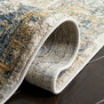 thumbnail image 5 of SAFAVIEH Valencia James Oriental Polyester Area Rug, Ivory/Blue, 5' x 8', 5 of 10