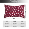 thumbnail image 2 of Pofeuu white Tree red plaid Print Polyester Microfiber Plush Pillowcases, Super Soft and Cozy Pillow Case Covers with Envelop Closure（Pillow core not included）-20"x30", 2 of 6
