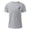 Light Gray, variant on Black T Shirts Men Medium Short Sleeve Big and Tall Summer Vacation Tops Comfy Solid Color Round Neck Casual Beach Basic Tee