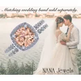 thumbnail image 3 of NANA Jewels 2ct Pure Brilliance Zirconia Halo Engagement Ring-Cushion Cut-Morganite-9.5, 3 of 7