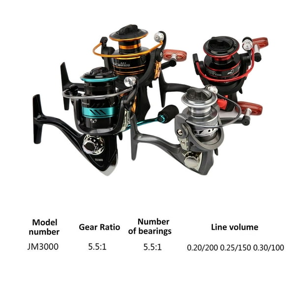 Maoww Fresh Water Spinning Reel 14 BB CNC Spinning Reel for Reservior  Fishing Use