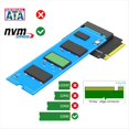 thumbnail image 3 of Para Ally Transfer Board 2230 A 2280 SSD Placa de ExpansióN de Disco Duro para NVME M.2 90 Grados PCIE4.0 Adaptador Convertidor, 3 of 5