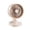 Khaki, variant on Five Speed Remote Control Quiet Oscillating Desk Fan, Brushless Motor Mini Air Circulator For Indoor Spaces, Lightweight Portable Desktop Structure For Bedroom Study And Office Daily Ventilation