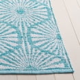 thumbnail image 3 of Safavieh Montauk Garland Geometric Runner Rug, Aqua/Ivory, 2'3" x 7', 3 of 11