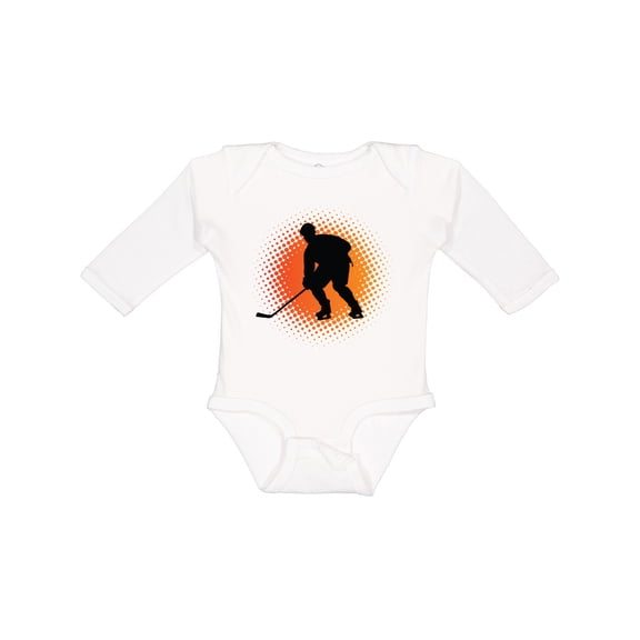 Inktastic Play Hockey Sports Boys or Girls Long Sleeve Baby Bodysuit